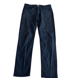 Flint & Tinder Pants Mens 34x34 (34x32) Navy Blue Slim Fit Chinos Stretch